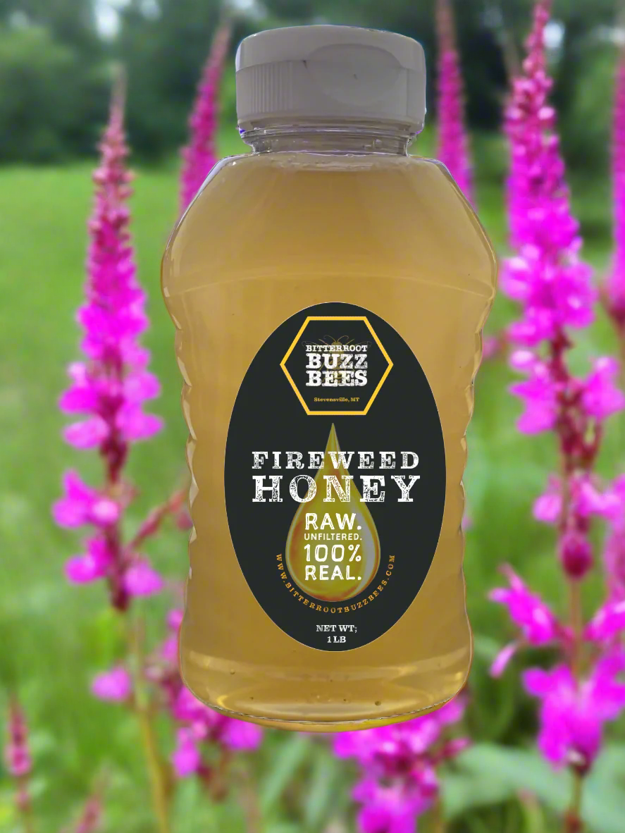 Fireweed Raw Honey (Squeeze Jars)
