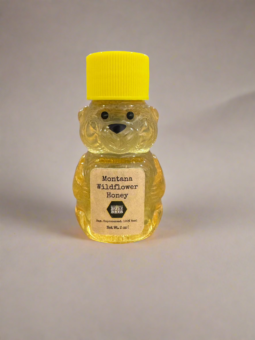 2oz Honey Bears Raw Honey......