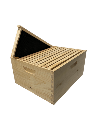 Assembled Deep Hive Kit with Assembled Frames and Rite - Cell Foundation - Bitterroot Buzz Bees