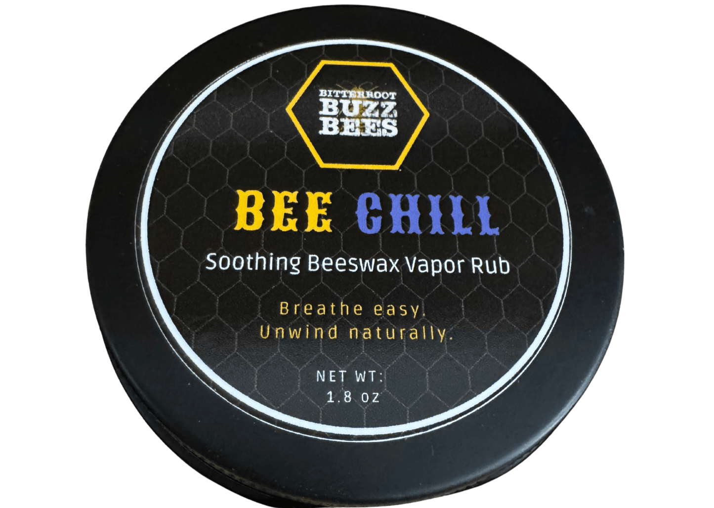 Bee Chill Soothing Beeswax Vapor Rub Bee Chill (Case of 12) - Bitterroot Buzz Bees
