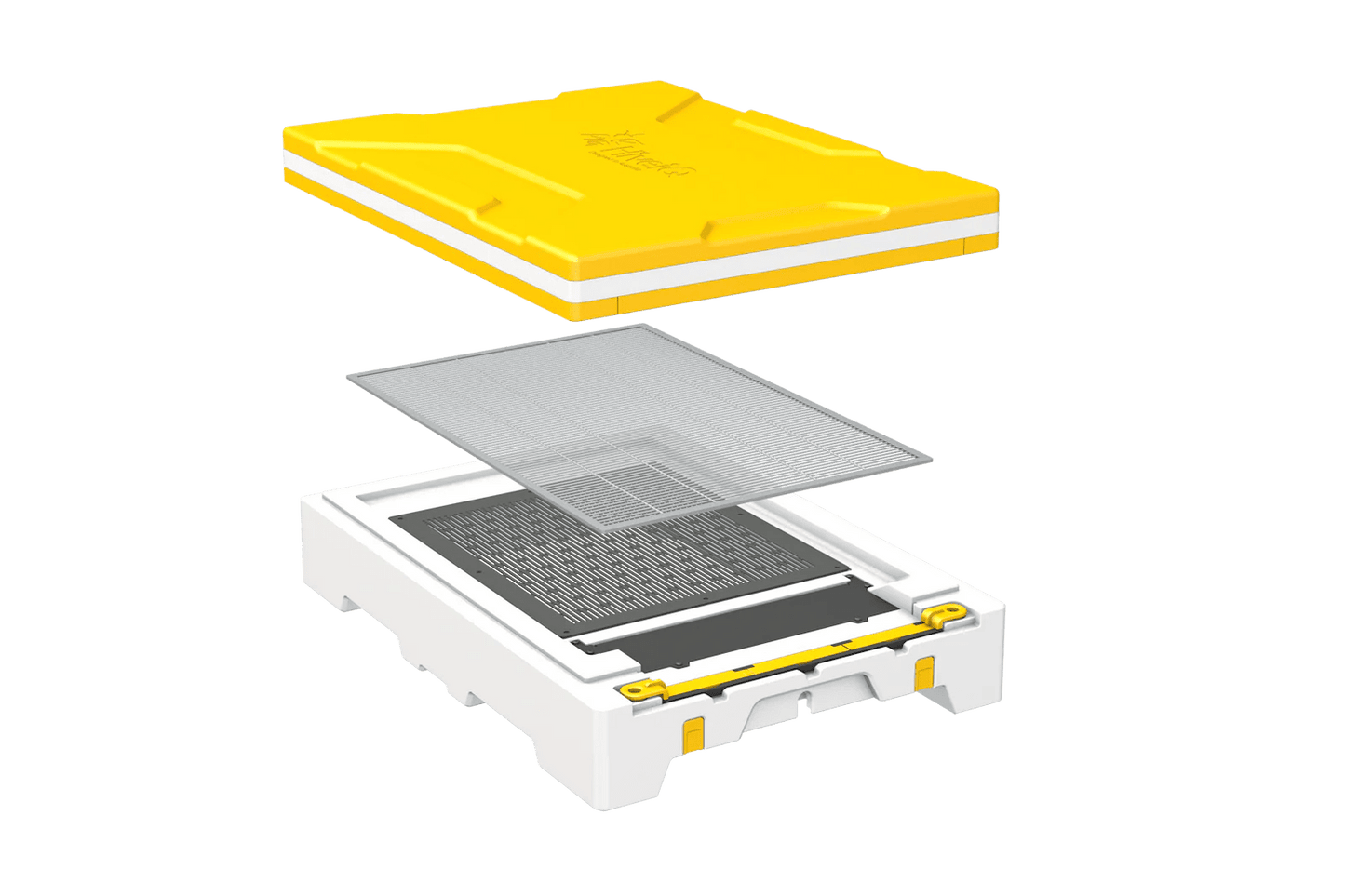 Hive Base & Lid Kit w/ Queen Excluder - Bitterroot Buzz Bees