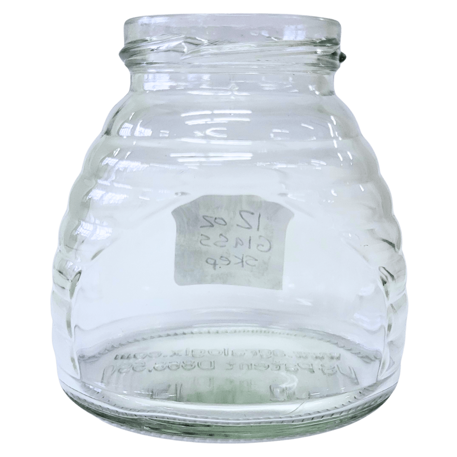 12 oz Glass Skep Jars - Bitterroot Buzz Bees