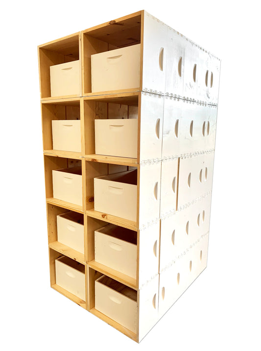 10 Frame Assembled Deep Hive Body /Pallet of 70