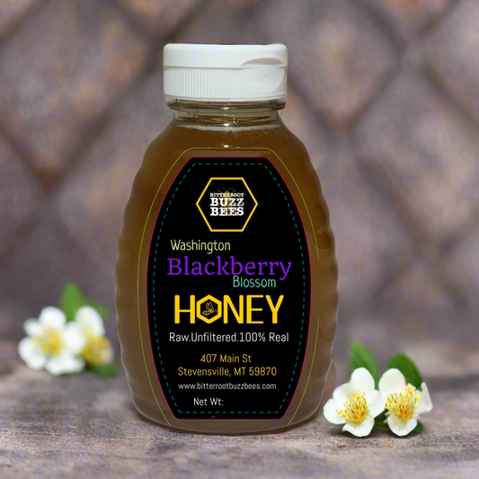 Washington Raw Blackberry Honey