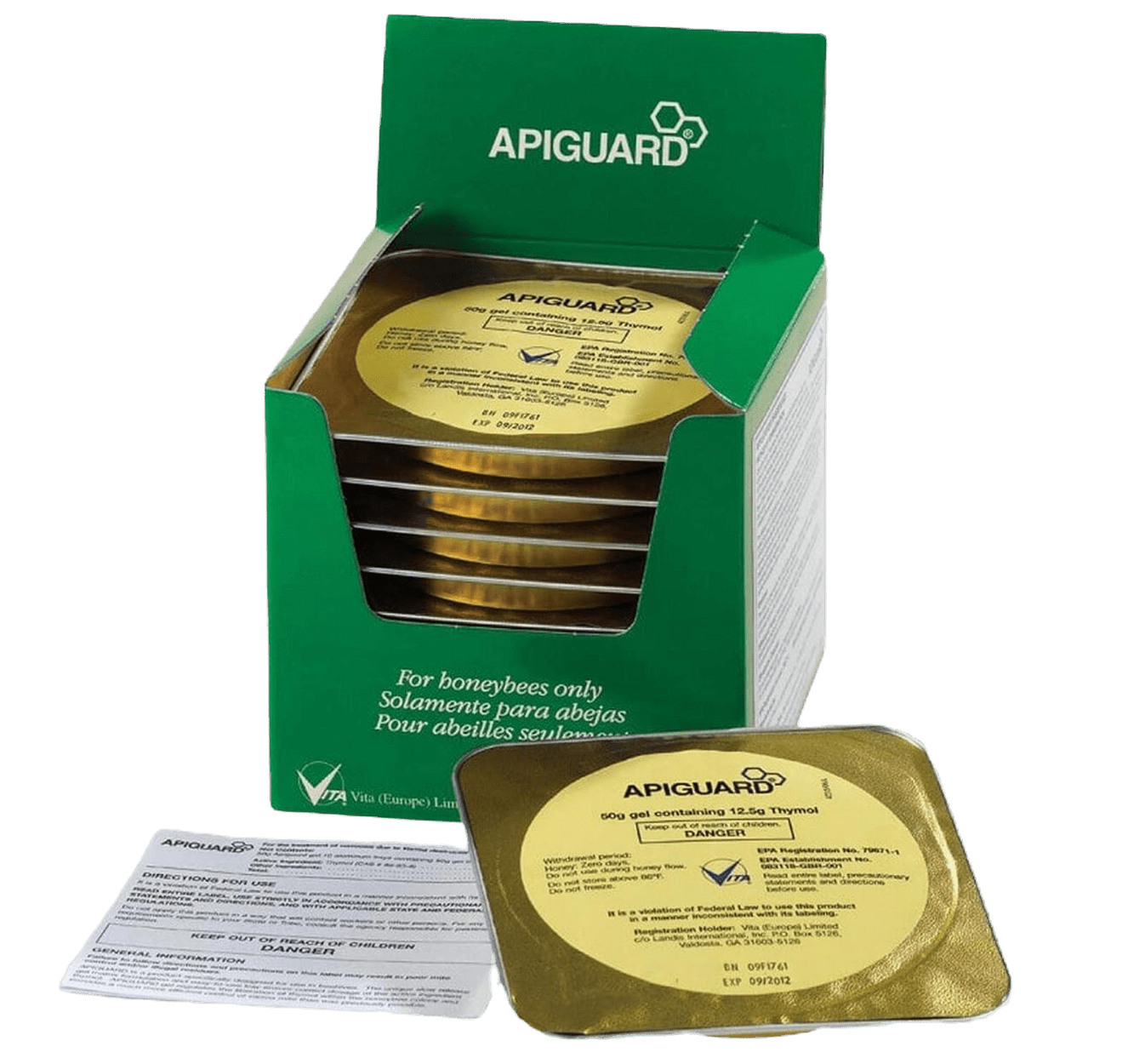 Apiguard 50g Trays Mite Treatment - Bitterroot Buzz Bees