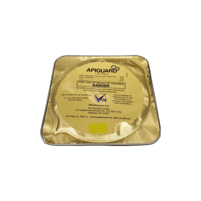 Apiguard 50g Trays Mite Treatment - Bitterroot Buzz Bees
