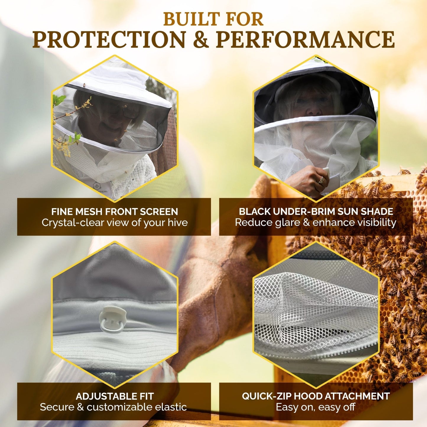 Apis Tactical Beekeeping Round Hood - Bitterroot Buzz Bees