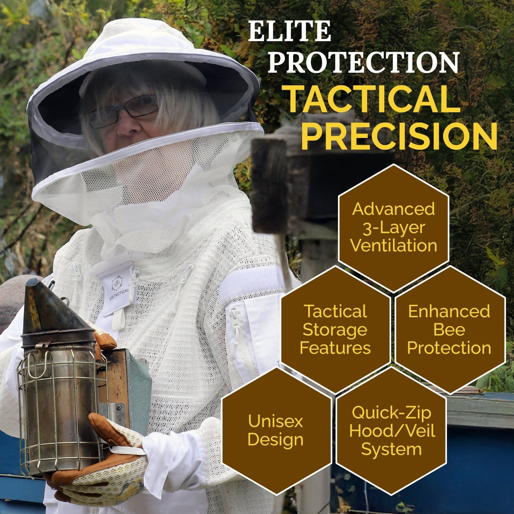 Apis Tactical Beekeeping Round Hood - Bitterroot Buzz Bees