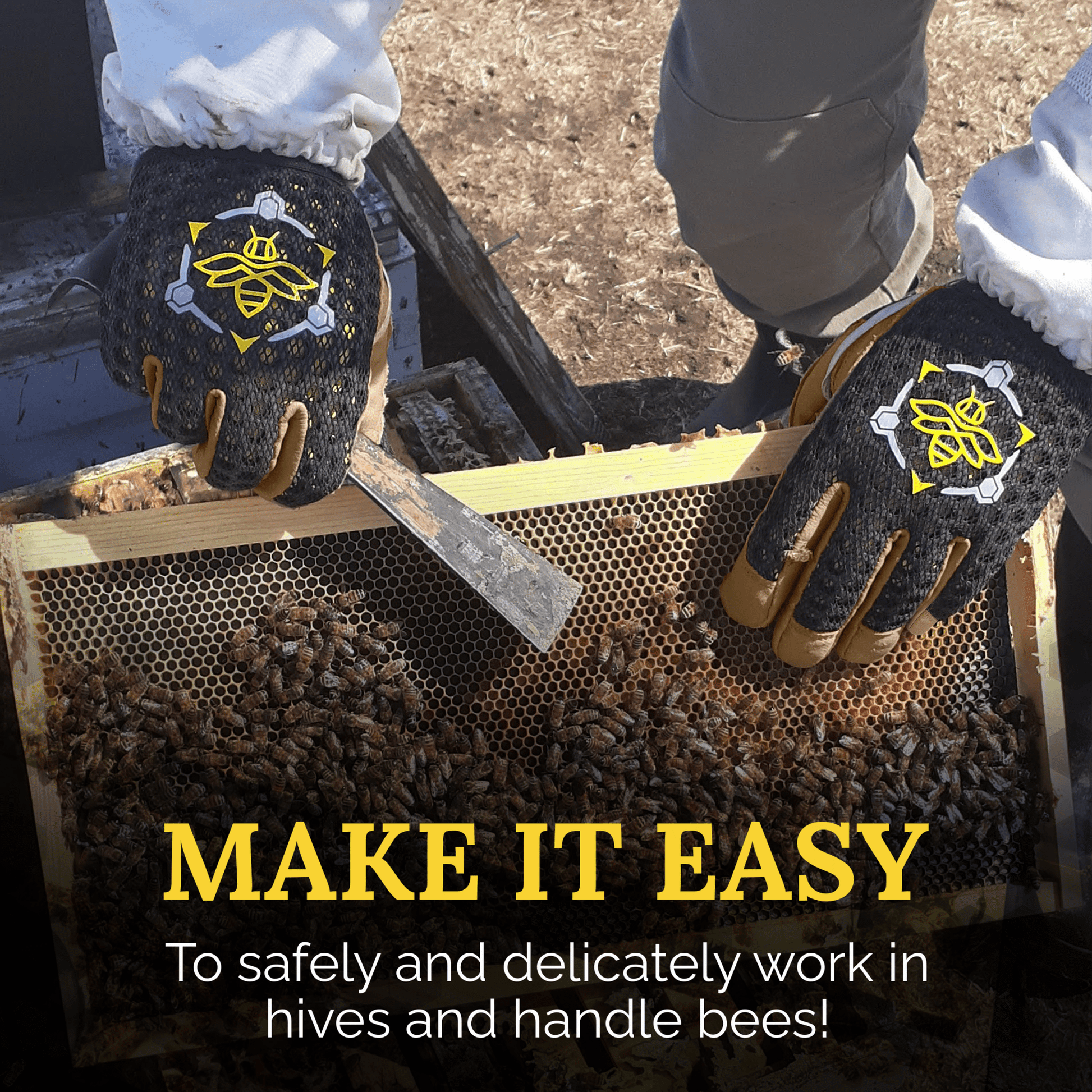 Apis Tactical PRO Beekeeping Gloves - Bitterroot Buzz Bees