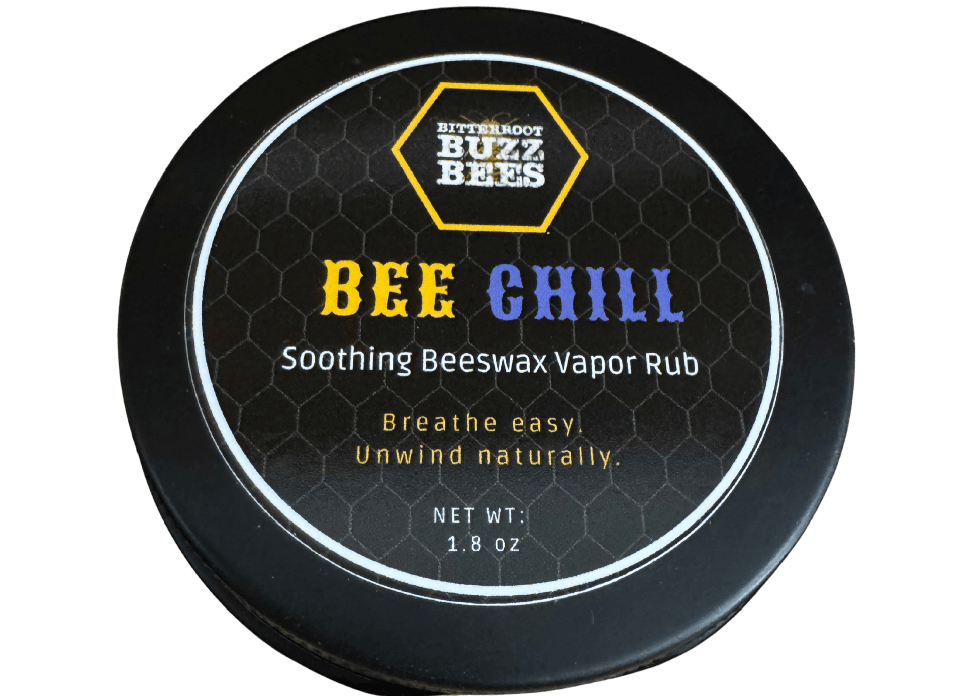 Bee Chill Soothing Beeswax Vapor Rub Bee Chill (Case of 12) - Bitterroot Buzz Bees