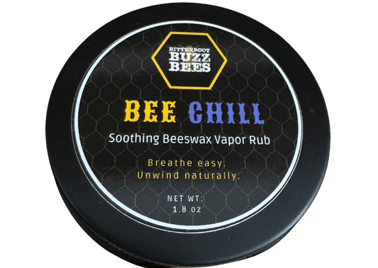 Bee Chill Soothing Beeswax Vapor Rub Bee Chill (Case of 12) - Bitterroot Buzz Bees