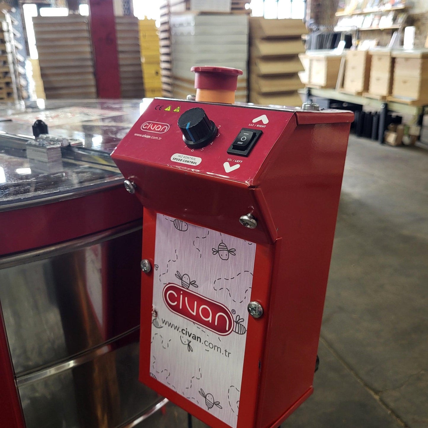 Civan Electric 24 Frame Honey Extractor 12r / 24r / 24r - Bitterroot Buzz Bees