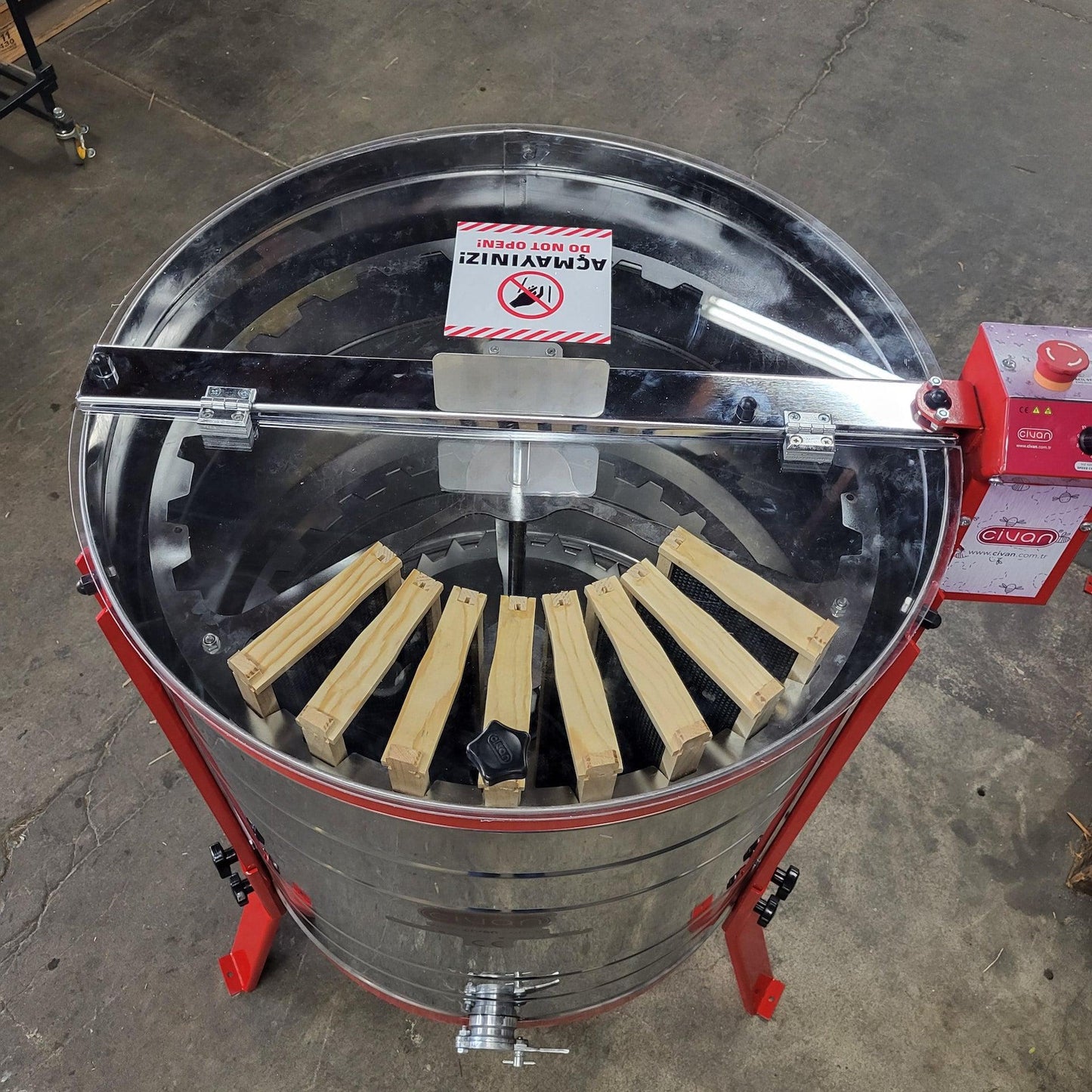 Civan Electric 24 Frame Honey Extractor 12r / 24r / 24r - Bitterroot Buzz Bees
