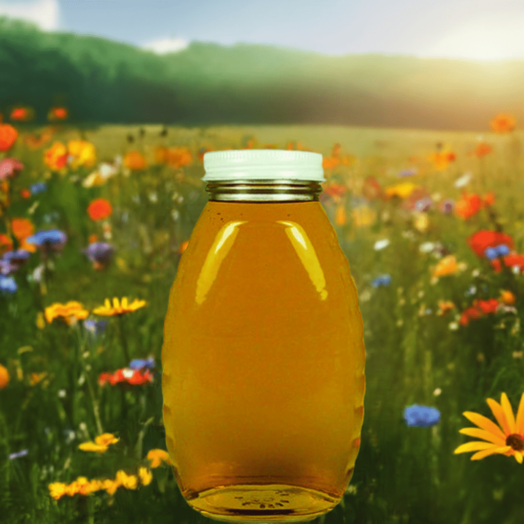 Classic Glass Honey Jars - Bitterroot Buzz Bees