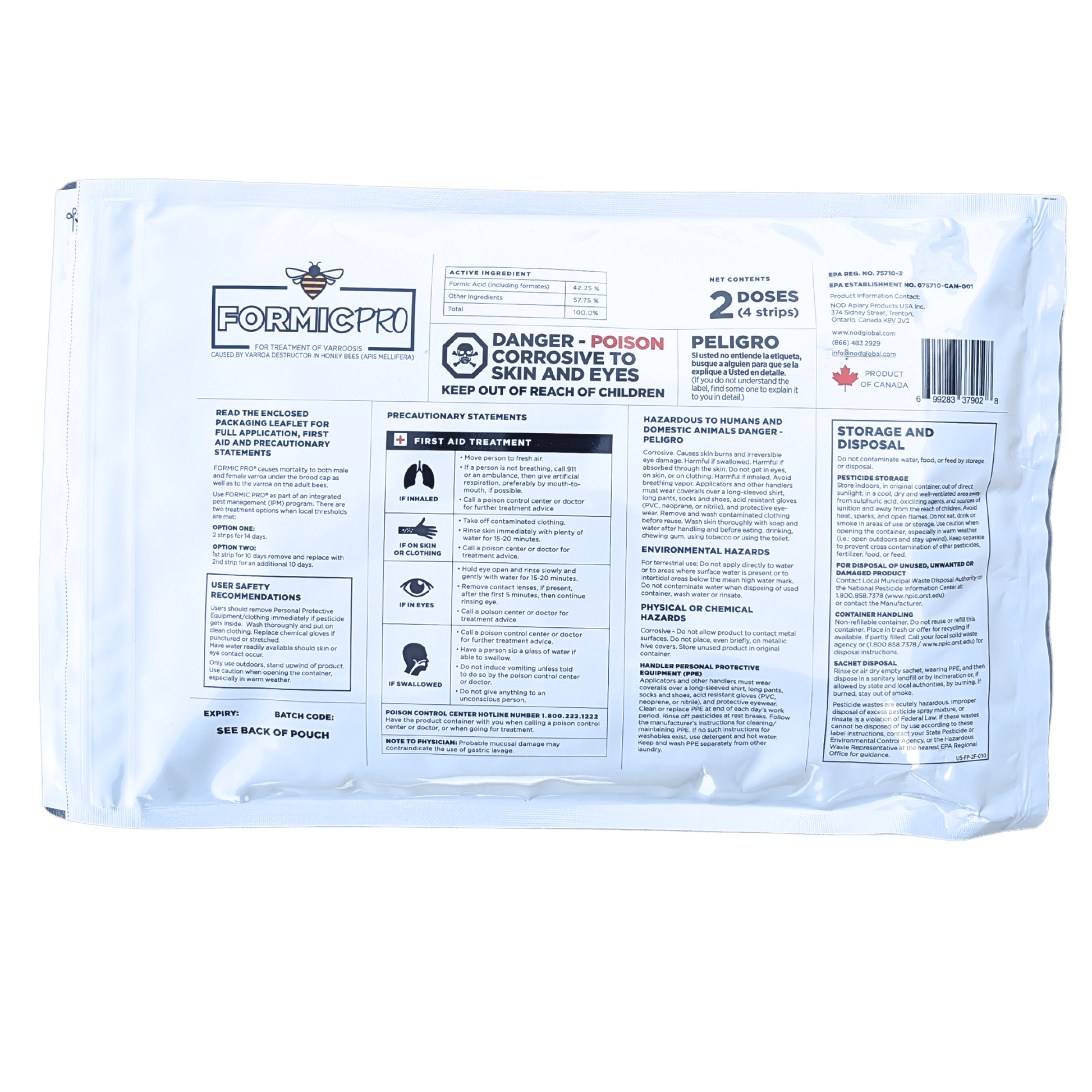 Formic Pro Varroa Mite Treatment - Bitterroot Buzz Bees