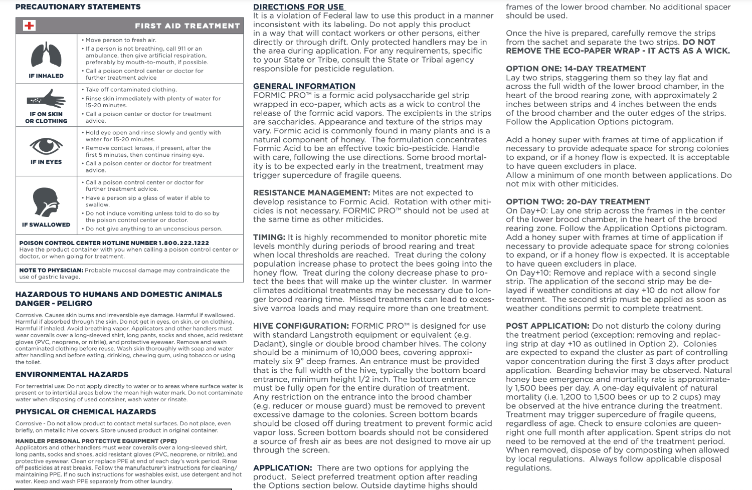 Formic Pro Varroa Mite Treatment - Bitterroot Buzz Bees