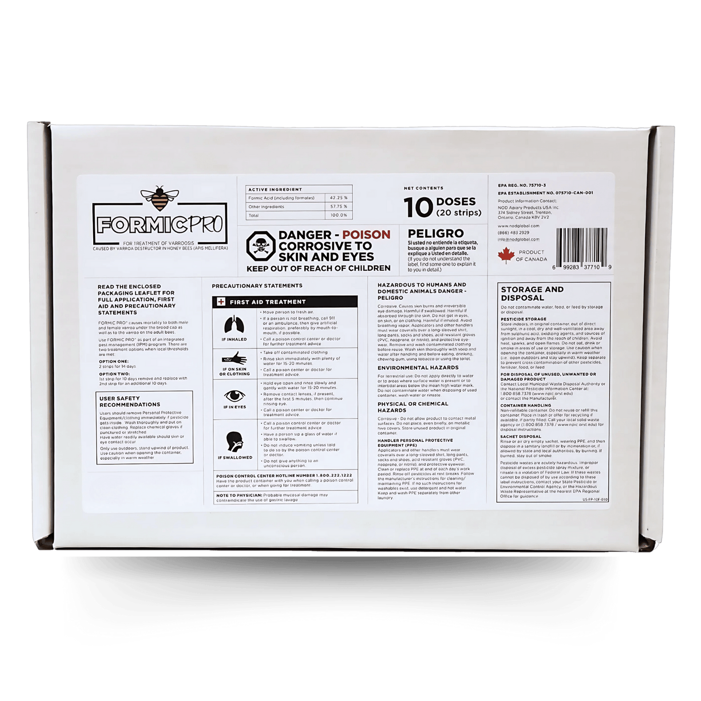 Formic Pro Varroa Mite Treatment - Bitterroot Buzz Bees