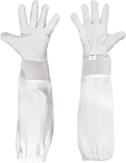 Goatskin Leather Beekeeping Gloves - Bitterroot Buzz Bees