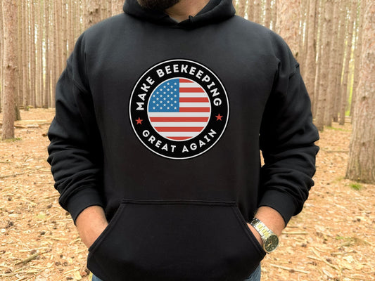Make Beekeeping Great Again Hoodie - Bitterroot Buzz Bees