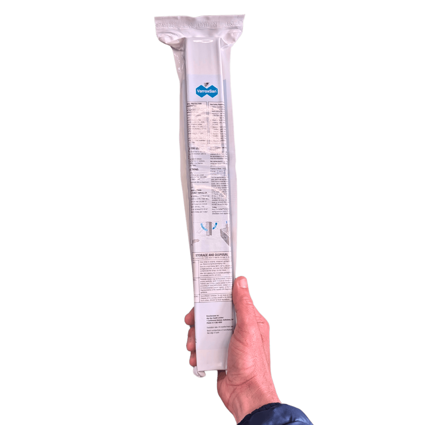 Oxalic acid strips for varroa mites - Bitterroot Buzz Bees