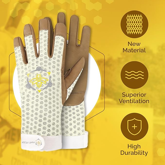 PIGSKIN Apis Tactical Heavy Duty Beekeeping Gloves - Bitterroot Buzz Bees