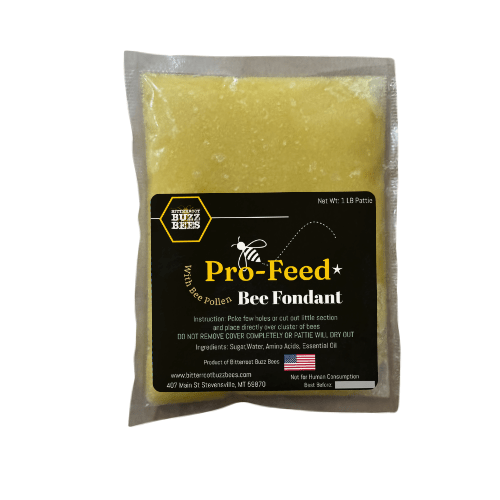 Pro Feed Bee Fondant with Bee Pollen - Bitterroot Buzz Bees