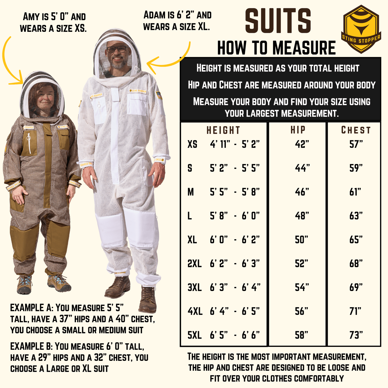 Professional Triple Layer Ventilated Full Beekeeping Suit - Bitterroot Buzz Bees