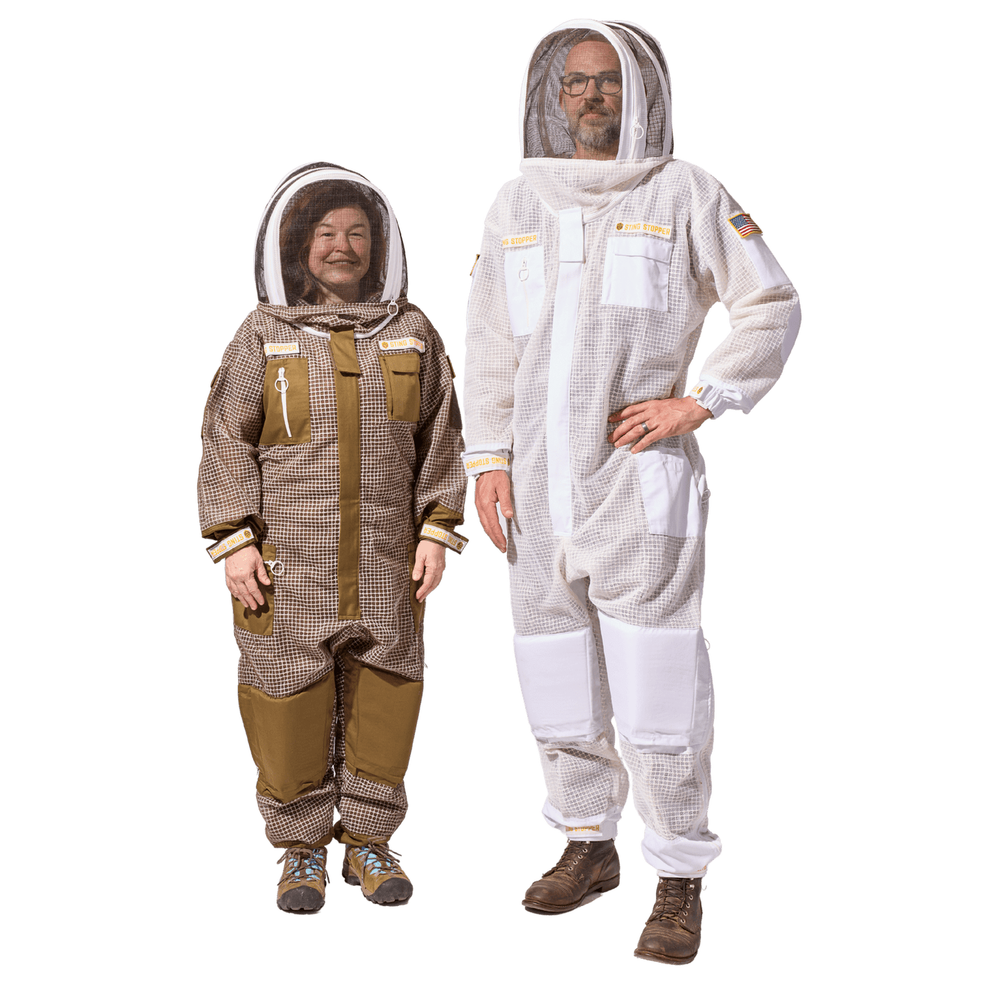 Professional Triple Layer Ventilated Full Beekeeping Suit - Bitterroot Buzz Bees