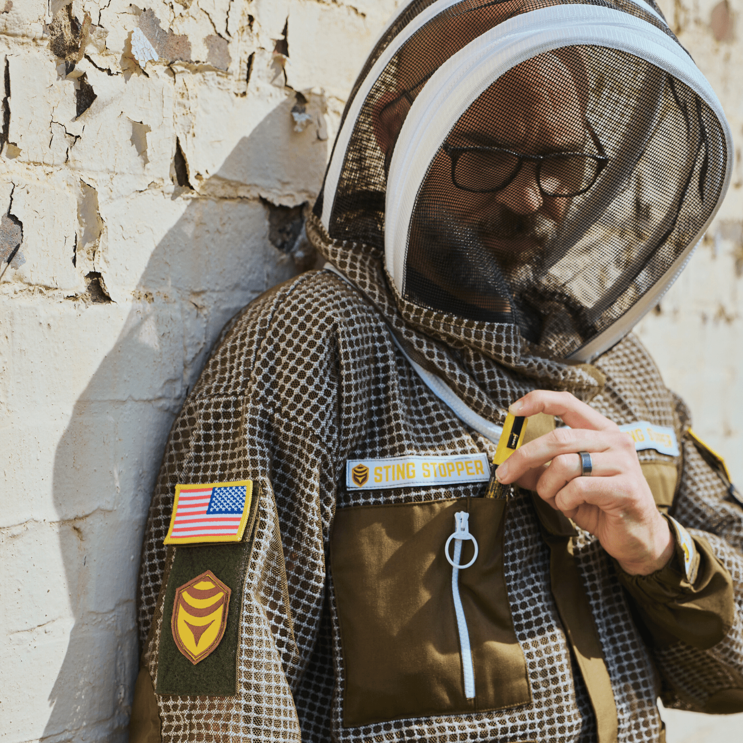 Professional Triple Layer Ventilated Full Beekeeping Suit - Bitterroot Buzz Bees