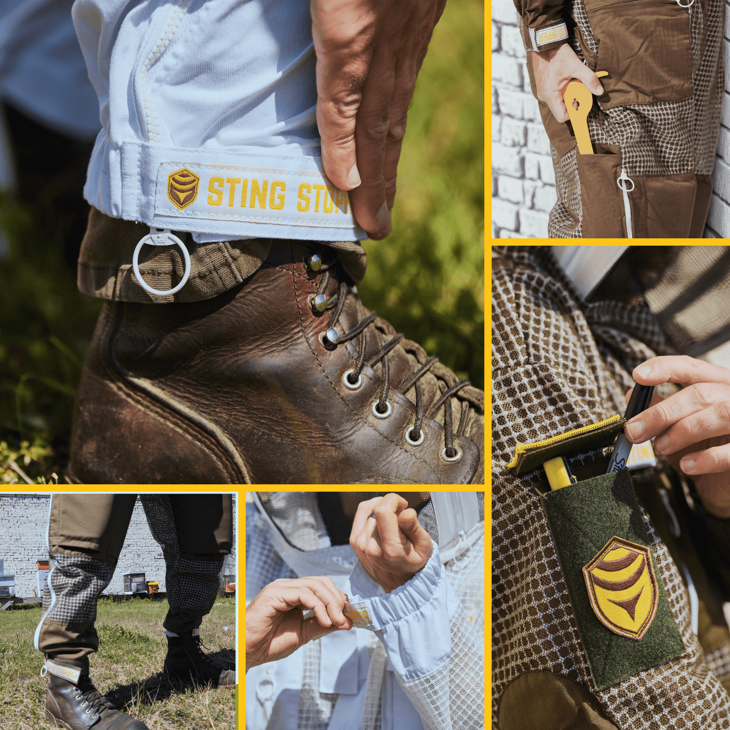 Professional Triple Layer Ventilated Full Beekeeping Suit - Bitterroot Buzz Bees