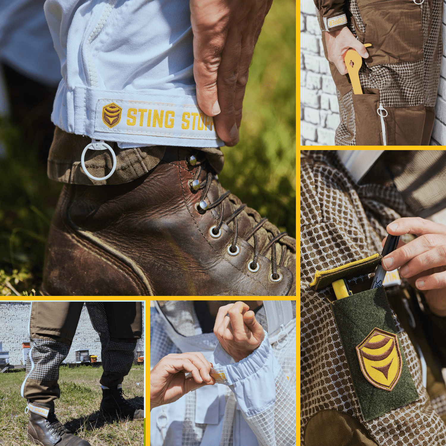 Professional Triple Layer Ventilated Full Beekeeping Suit - Bitterroot Buzz Bees