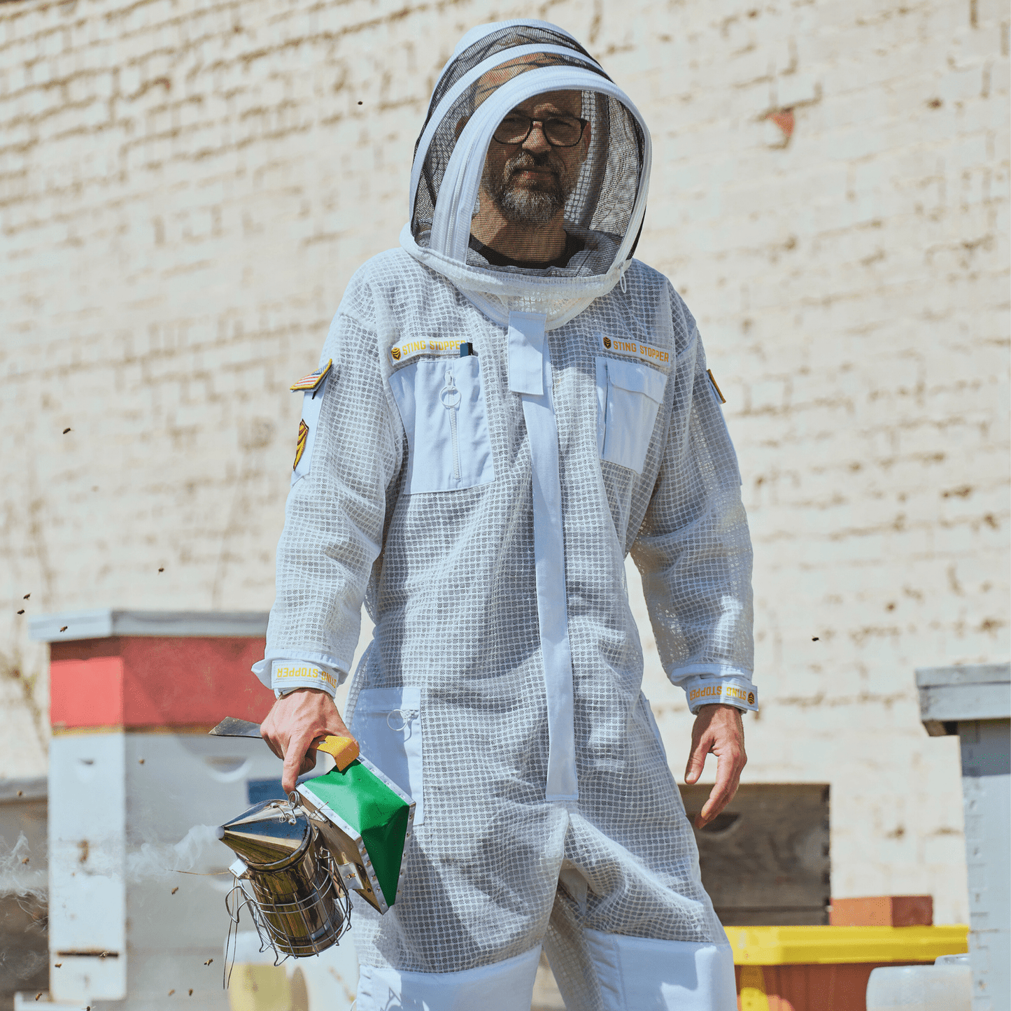 Professional Triple Layer Ventilated Full Beekeeping Suit - Bitterroot Buzz Bees