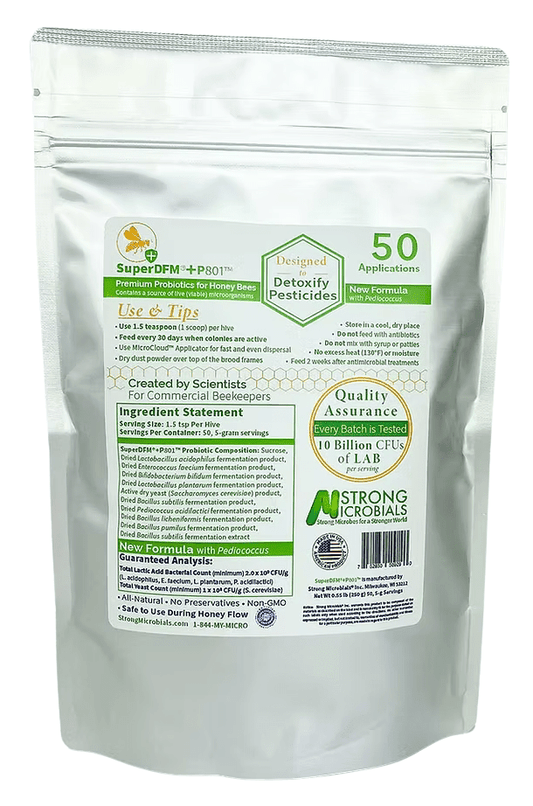 SuperDFM+P801: Probiotic Protection From Pesticides - Bitterroot Buzz Bees