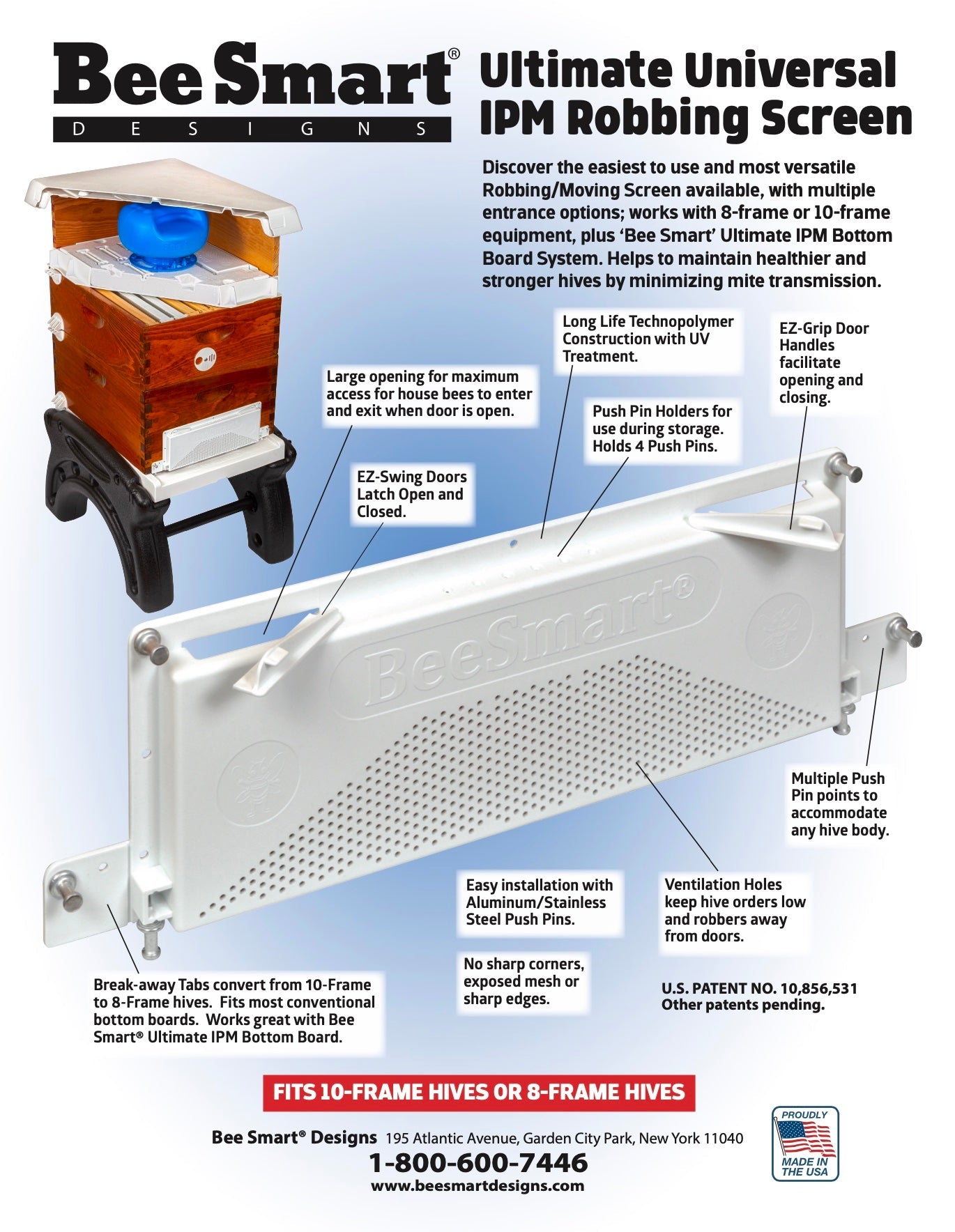 The Ultimate Robbing Screen - Bitterroot Buzz Bees