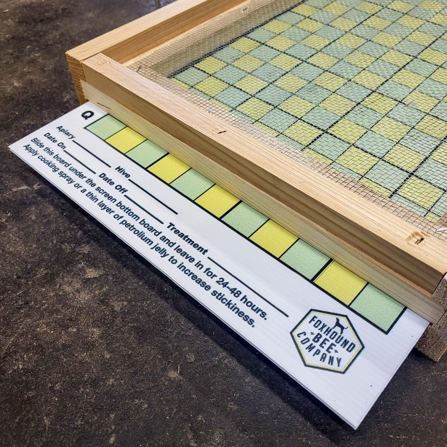 Varroa Mite Board - Bitterroot Buzz Bees