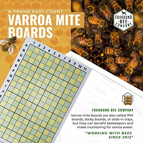 Varroa Mite Board - Bitterroot Buzz Bees