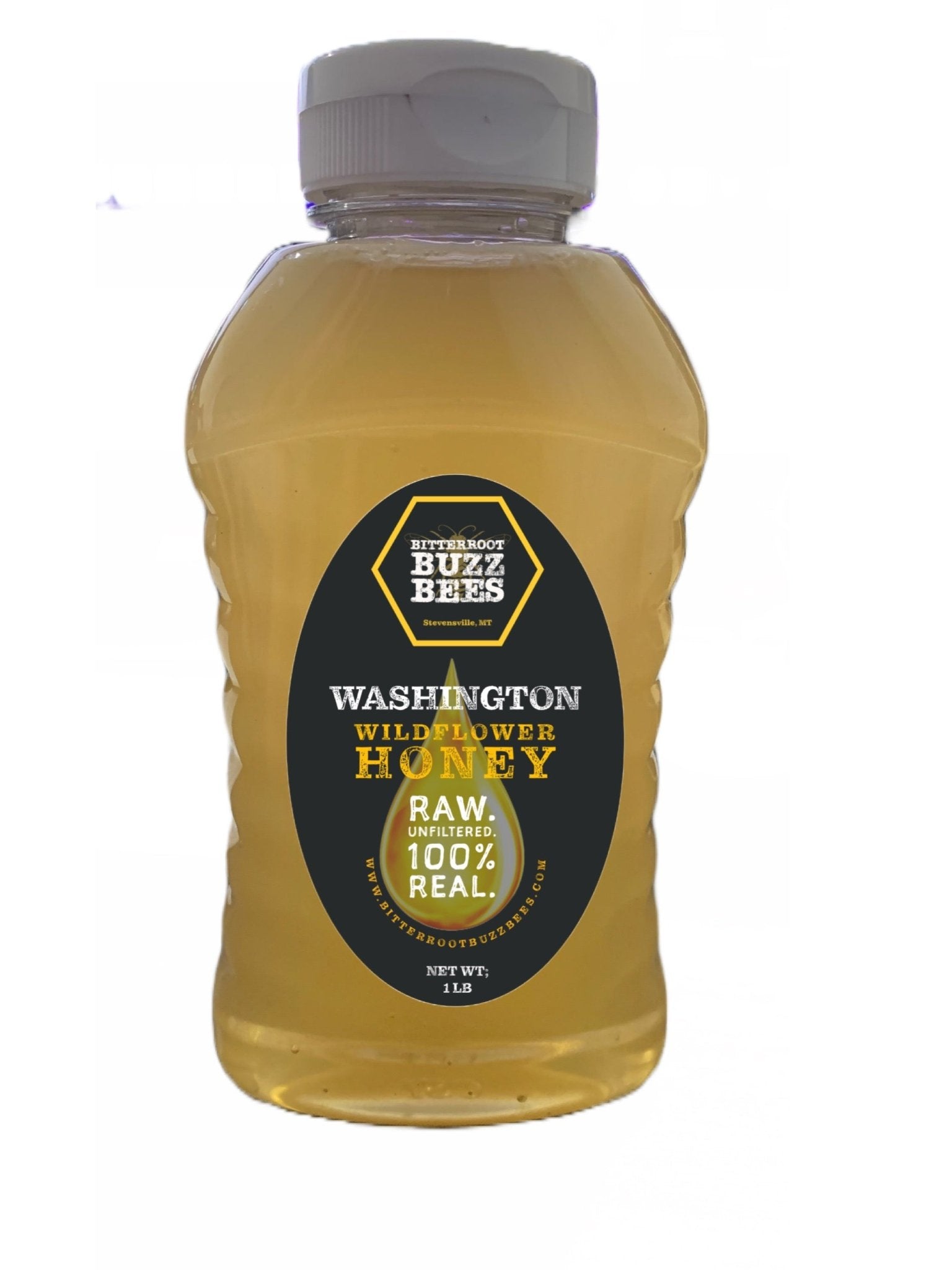 Washington Raw Wildflower Honey - Bitterroot Buzz Bees